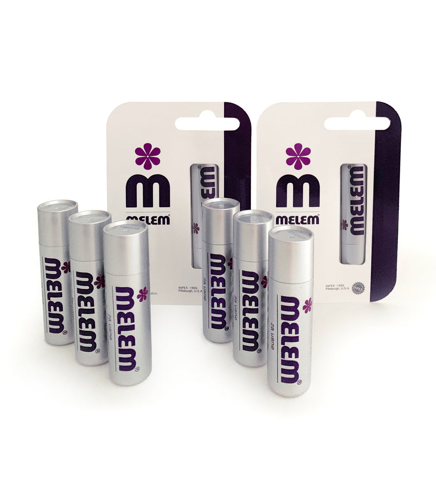 Twelve Pack of Melem Lip Balm Sticks - USA Shipping